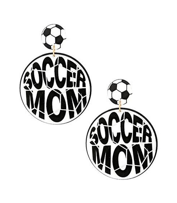SPORTS THEME :: Wholesale Soccer Mom Earrings