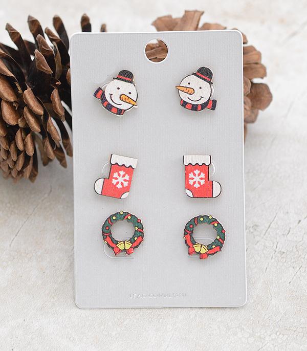 <font color=GREEN>HOLIDAYS</font> :: Wholesale Christmas Earrings Set