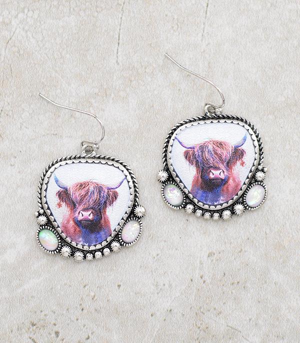 WHAT'S NEW :: Wholesale Fancy Highland Cow Earrings