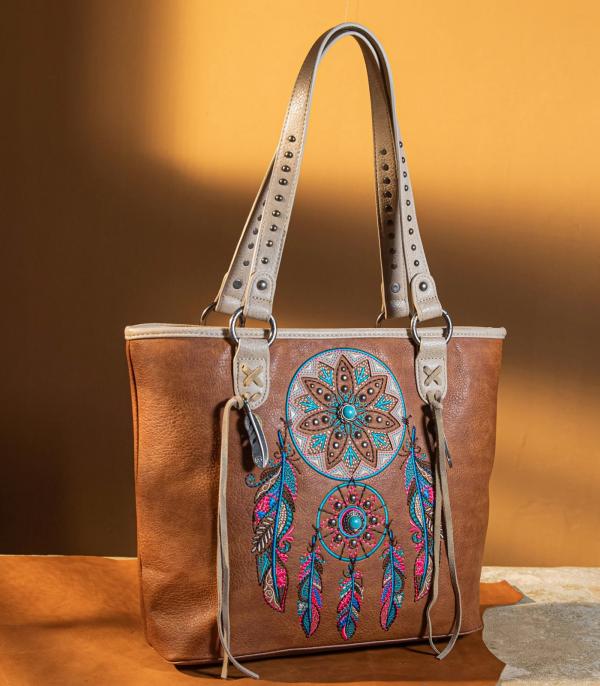HANDBAGS :: CONCEAL CARRY I SET BAGS :: Wholesale Dream Catcher Concealed Carry Tote