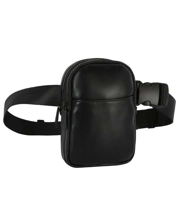 HANDBAGS :: FASHION :: Wholesale Extra Soft Solid Color Sling Fanny Pack