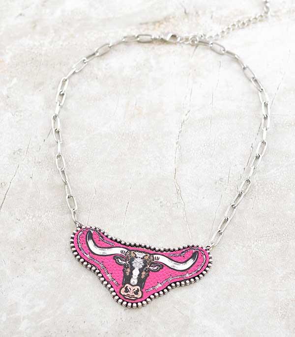 WHAT'S NEW :: Wholesale Western Longhorn Cow Necklace