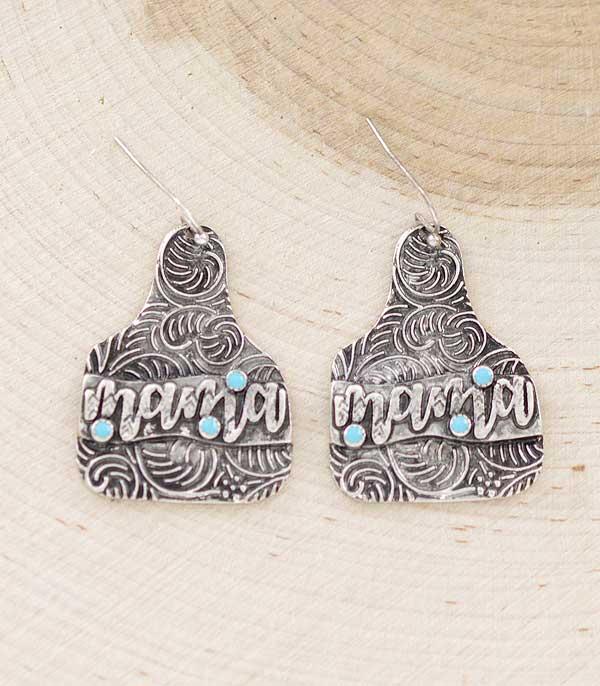 WHAT'S NEW :: Wholesale Western Mama Cattle Tag Earrings