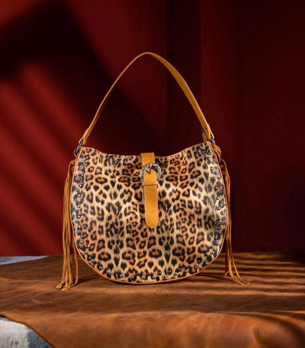 MONTANAWEST BAGS :: WESTERN PURSES :: Wholesale Montana West Leopard Hobo Bag