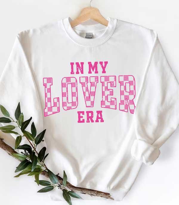 GRAPHIC TEES :: LONG SLEEVE :: Wholesale In My Lover Era Sweatshirt