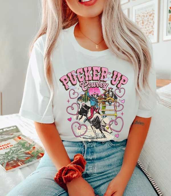 WHAT'S NEW :: Wholesale Pucker Up Cowboy Tshirt