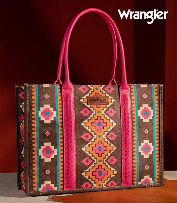 MONTANAWEST BAGS :: WESTERN PURSES :: Wholesale Wrangler Aztec Carry All Large Tote