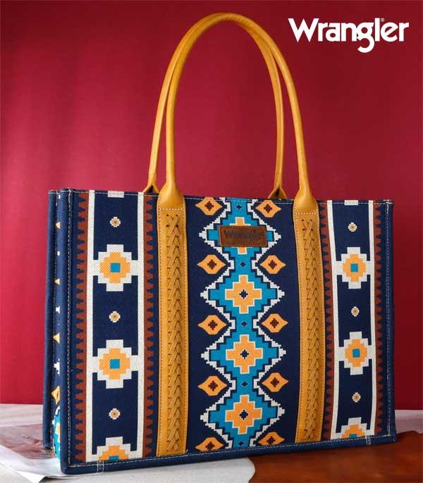 MONTANAWEST BAGS :: WESTERN PURSES :: Wholesale Wrangler Aztec Carry All Large Tote