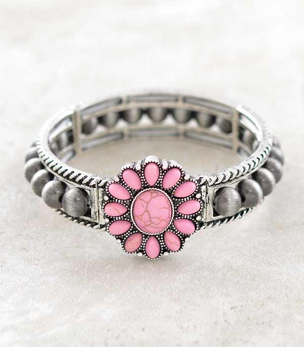 WHAT'S NEW :: Wholesale Western Pink Concho Navajo Bracelet
