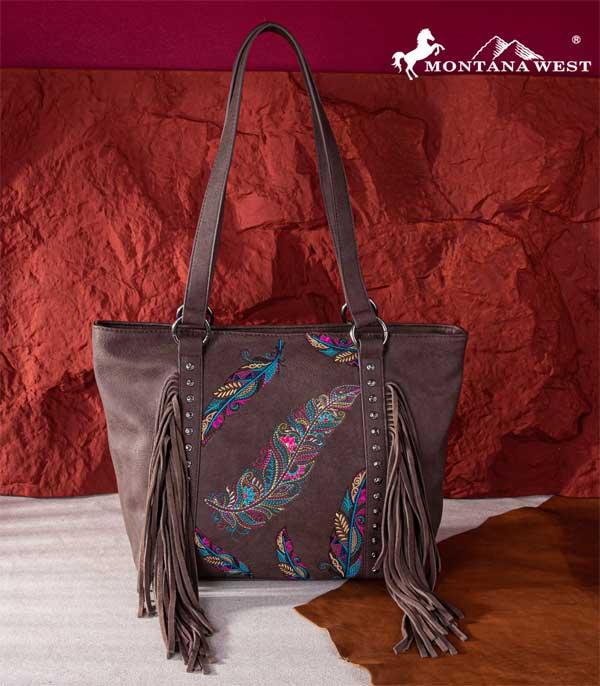 HANDBAGS :: CONCEAL CARRY I SET BAGS :: Wholesale Montana West Feather Concealed Carry Bag