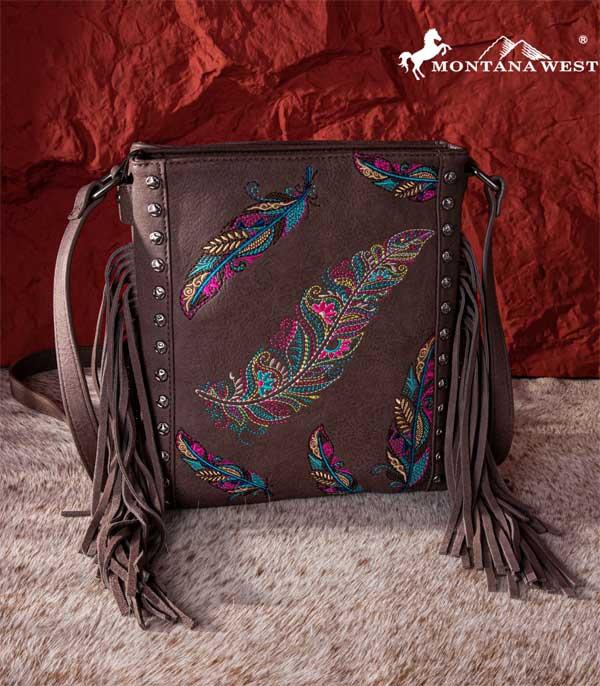 HANDBAGS :: CONCEAL CARRY I SET BAGS :: Wholesale Feather Embroidered Concealed Carry Bag