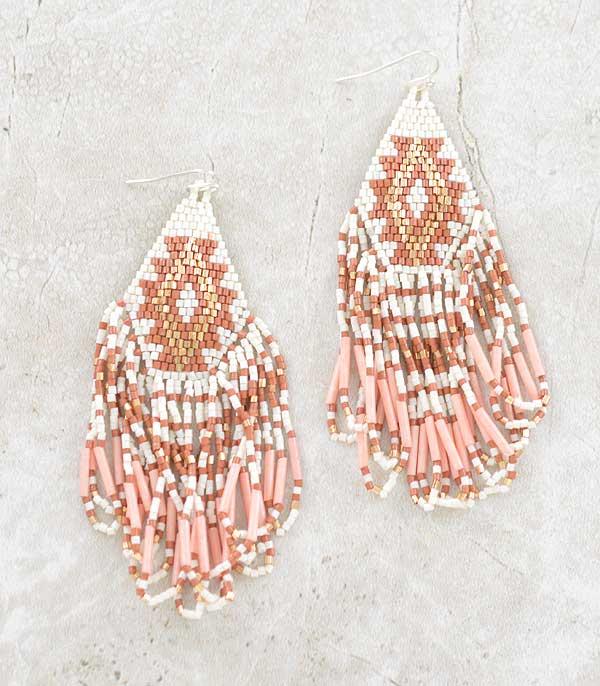 WHAT'S NEW :: Wholesale Western Aztec Bead Tassel Earrings