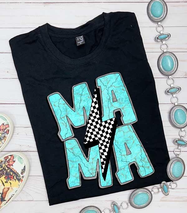 WHAT'S NEW :: Wholesale Western Turquoise Mama Tshirt