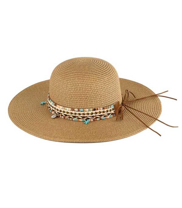 HATS I HAIR ACC :: RANCHER| STRAW HAT :: Wholesale Boho Floppy Straw Hat