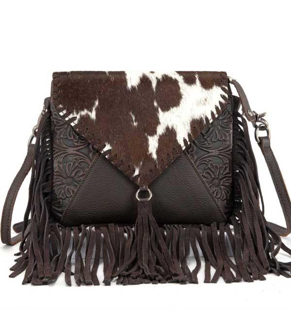 WHAT'S NEW :: Wholesale Genuine Leather Cowhide Fringe Crossbody