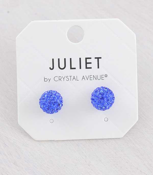 WHAT'S NEW :: Wholesale 10MM Pave Clay Ball Earrings