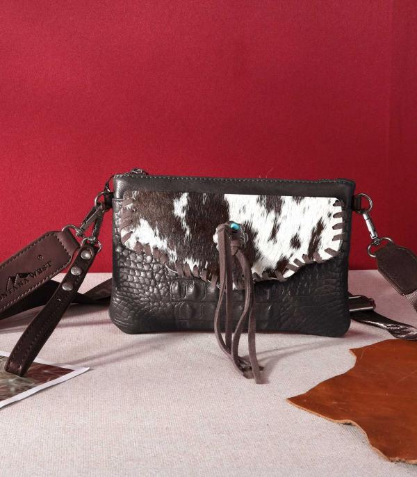 WHAT'S NEW :: Wholesale Cowhide Croc Clutch Crossbody Bag