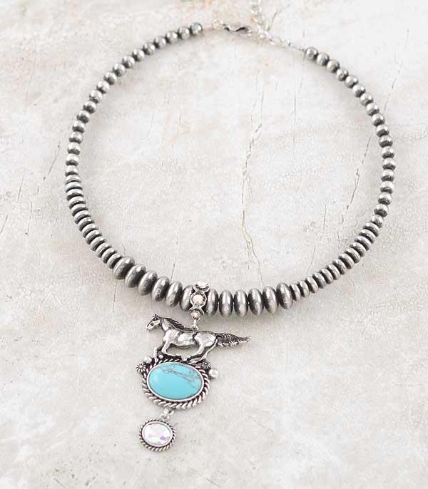 NECKLACES :: CHOKER | INSPIRATION :: Wholesale Western Navajo Pearl Choker Necklace