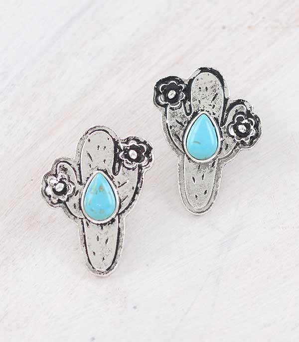 WHAT'S NEW :: Wholesale Western Cactus Post Earrings