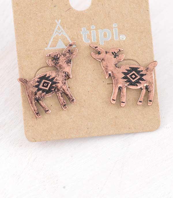 WHAT'S NEW :: Wholesale Tipi Western Goat Earrings