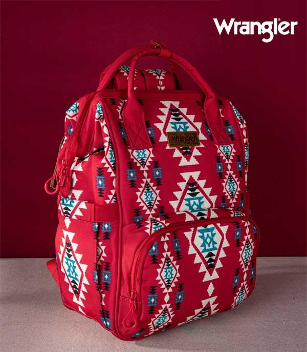 MONTANAWEST BAGS :: WESTERN PURSES :: Wholesale Wrangler Aztec Multi Function Backpack