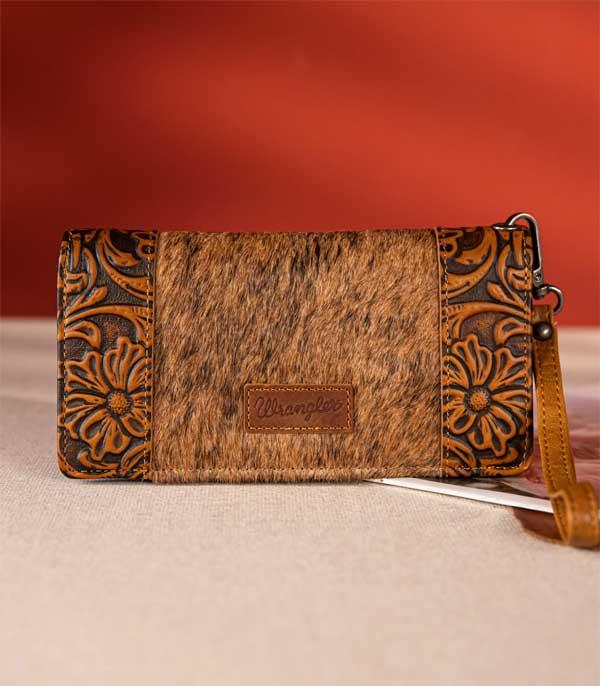 MONTANAWEST BAGS :: MENS WALLETS I SMALL ACCESSORIES :: Wholesale Wrangler Cowhide Tooling Wallet