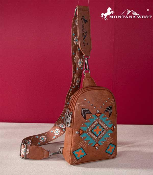 MONTANAWEST BAGS :: WESTERN PURSES :: Wholesale Montana West Aztec Sling Bag