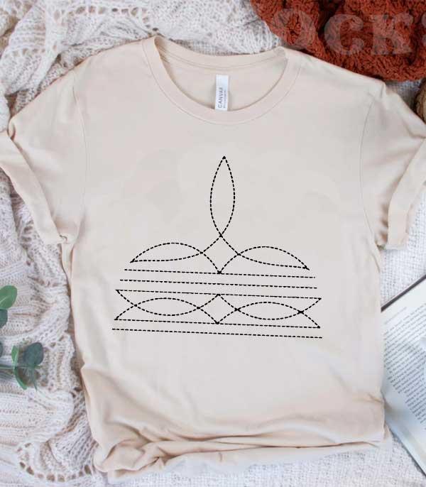 GRAPHIC TEES :: GRAPHIC TEES :: Wholesale Boot Stitch Bella Canvas Tshirt