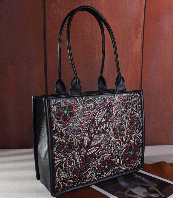 HANDBAGS :: CONCEAL CARRY I SET BAGS :: Wholesale Montana West Floral Concealed Carry Tote