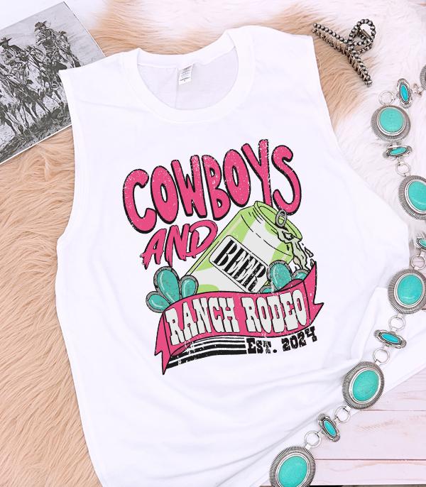 New Arrival :: Wholesale Western Cowboys and Beer Muscle Tank