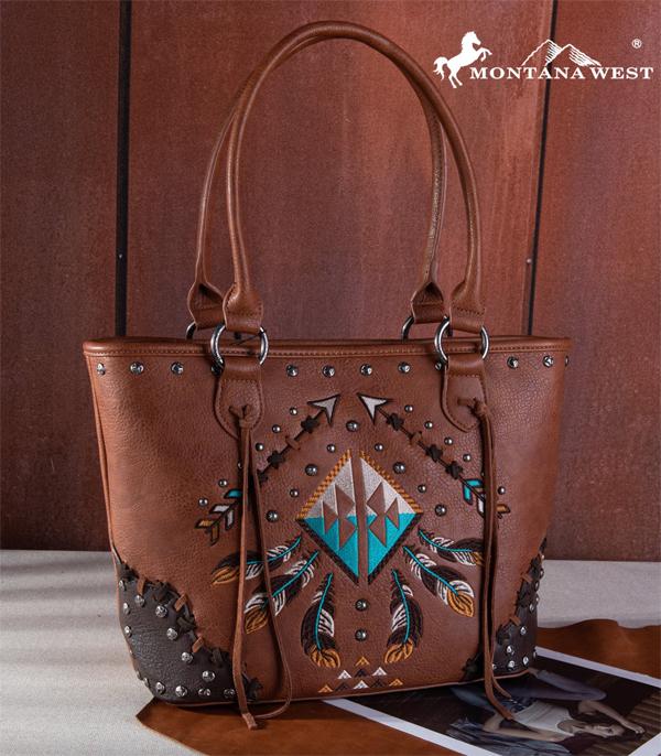MONTANAWEST BAGS :: WESTERN PURSES :: Wholesale Montana West Feather Concealed Carry Bag