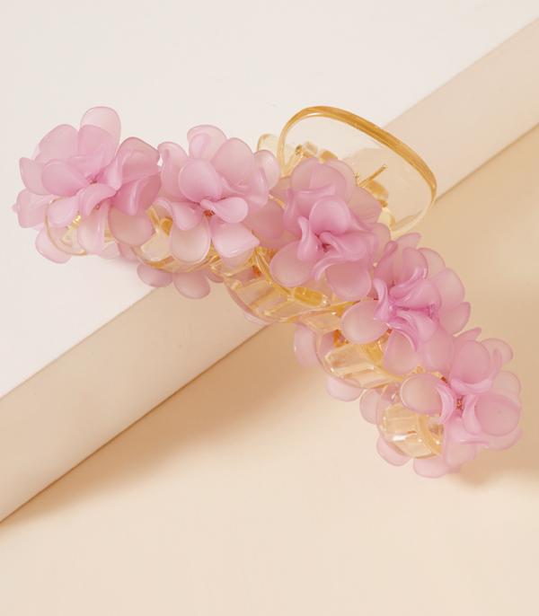 New Arrival :: Wholesale Flower Hair Claw Clip