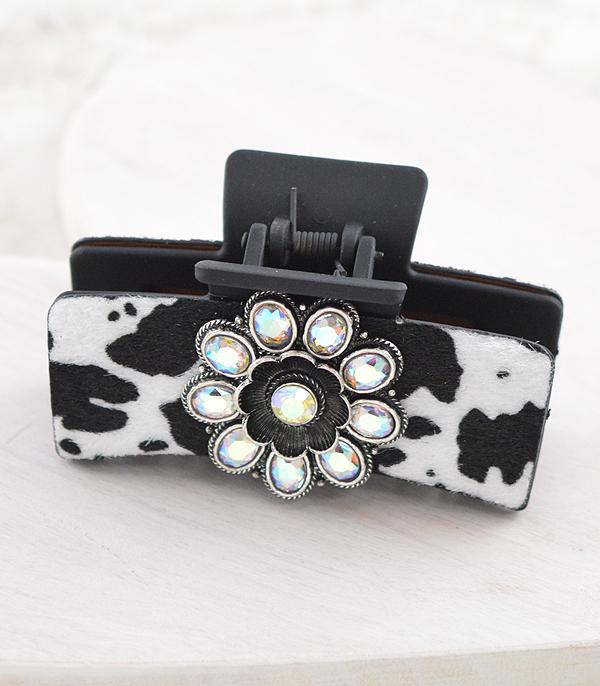 New Arrival :: Wholesale Tipi Brand Cow Print Hair Clip