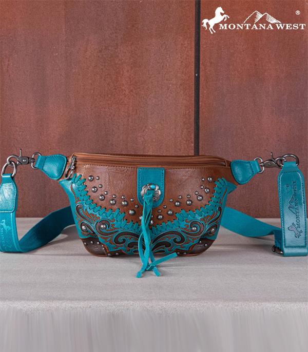 WHAT'S NEW :: Wholesale Montana West Scroll Cut-Out Belt Bag