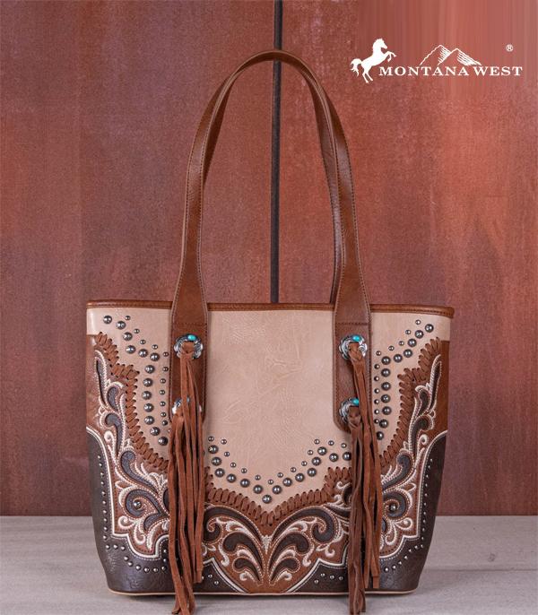 New Arrival :: Wholesale Montana West Scroll Cut-Out Tote Bag