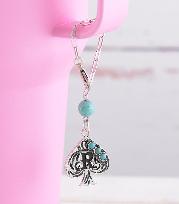 New Arrival :: Wholesale Western Initial Tumbler Charm