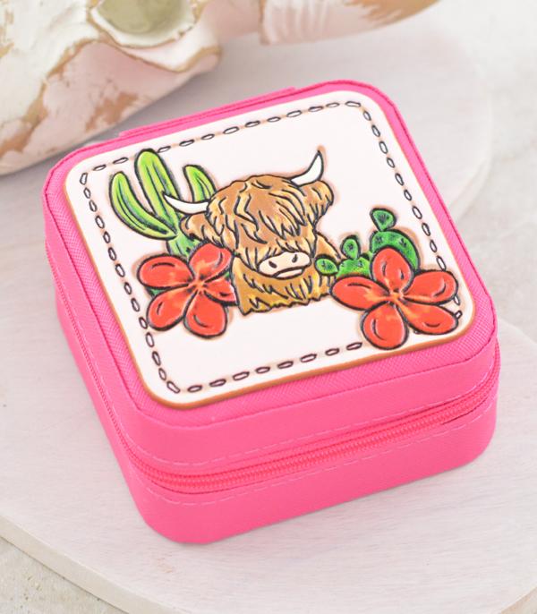 New Arrival :: Wholesale Western Highland Cow Mini Jewelry Case