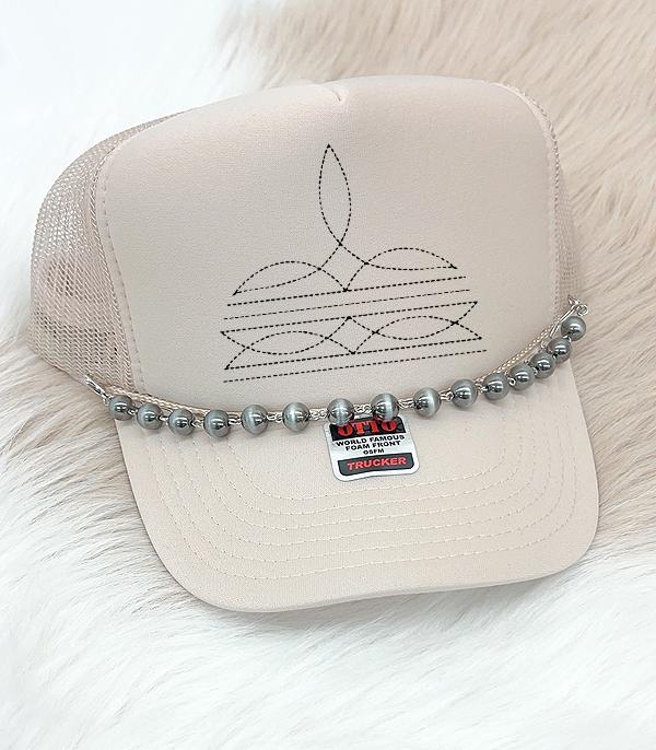 WHAT'S NEW :: Wholesale Western Navajo Pearl Trucker Hat Chain