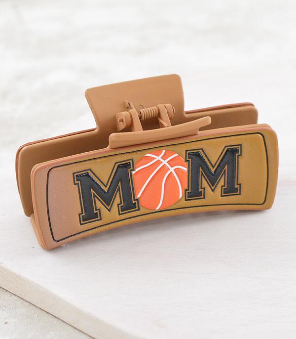 New Arrival :: Wholesale Basketball Mom Hair Claw Clip