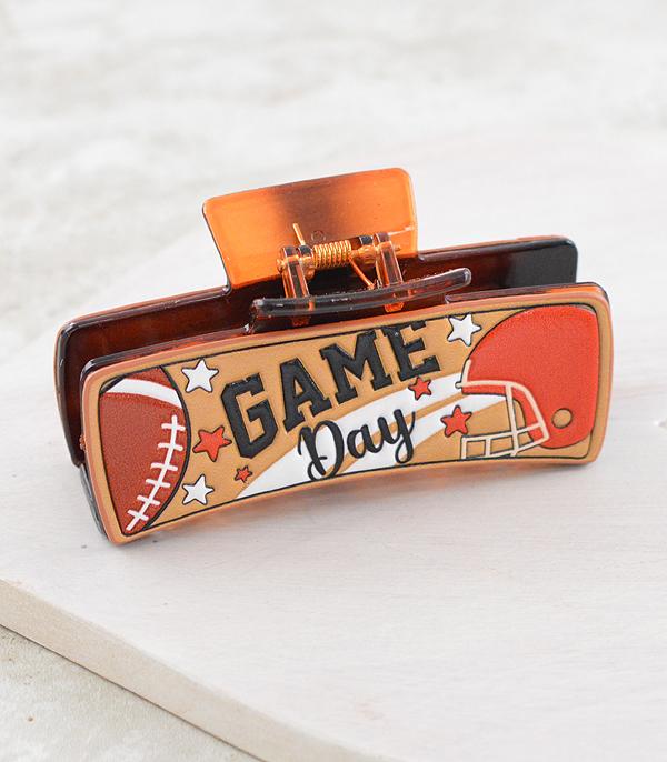 SPORTS THEME :: Wholesale Game Day Hair Claw Clip