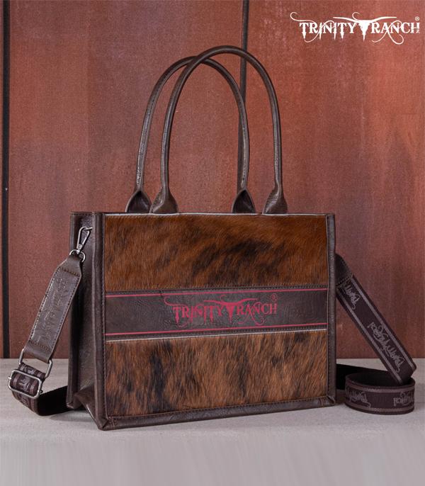 MONTANAWEST BAGS :: TRINITY RANCH BAGS :: Wholesale Trinity Ranch Cowhide Tote Crossbody