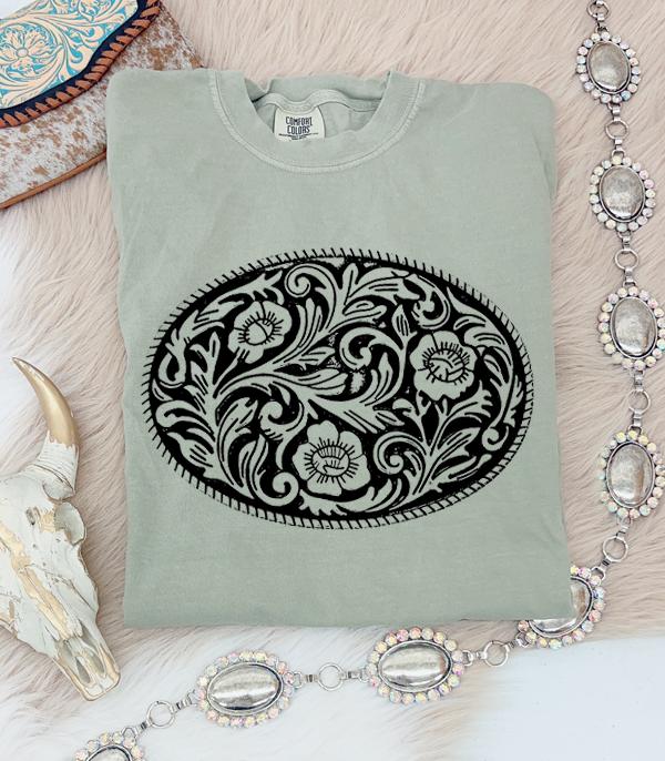 WHAT'S NEW :: Wholesale Western Tooling Buckle Graphic Tshirt