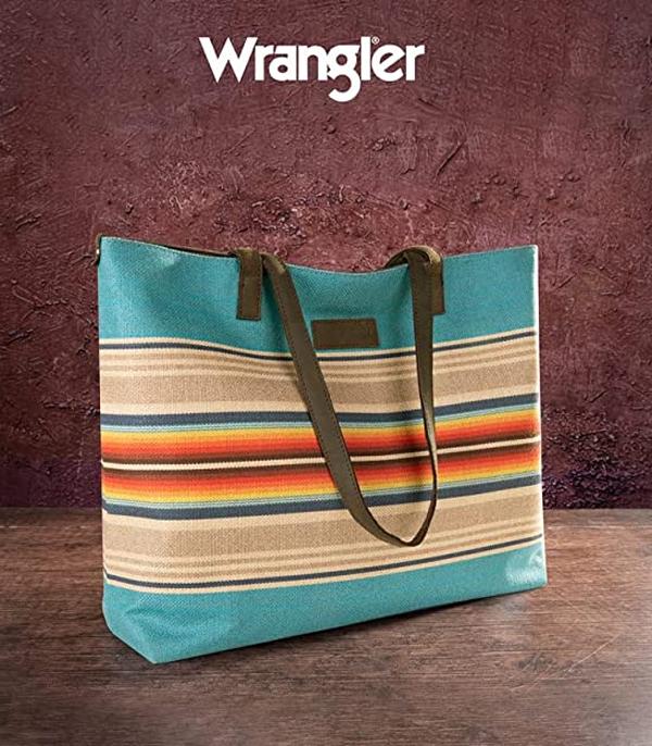 MONTANAWEST BAGS :: WESTERN PURSES :: Wholesale Wrangler Aztec Canvas Tote