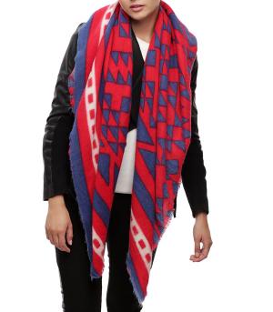 KIMONO I SCARVES :: SCARF / SCARF RING :: Aztec Pattern Square Scarf