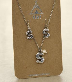 INITIAL JEWELRY :: NECKLACES | RINGS :: Initial Necklace Set