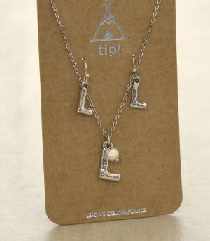 <font color=black>SALE ITEMS</font> :: JEWELRY :: Necklaces :: Initial Necklace Set