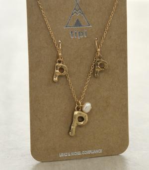 INITIAL JEWELRY :: NECKLACES | RINGS :: Initial Necklace Set