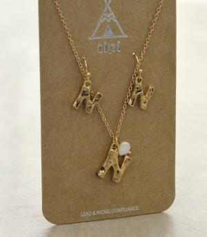 INITIAL JEWELRY :: NECKLACES | RINGS :: Initial Necklace Set