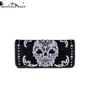 MONTANAWEST BAGS :: MENS WALLETS I SMALL ACCESSORIES :: Montana West Sugar Skull Collection