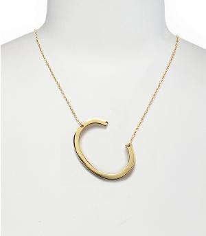 INITIAL JEWELRY :: NECKLACES | RINGS :: Trendy Initial Necklace